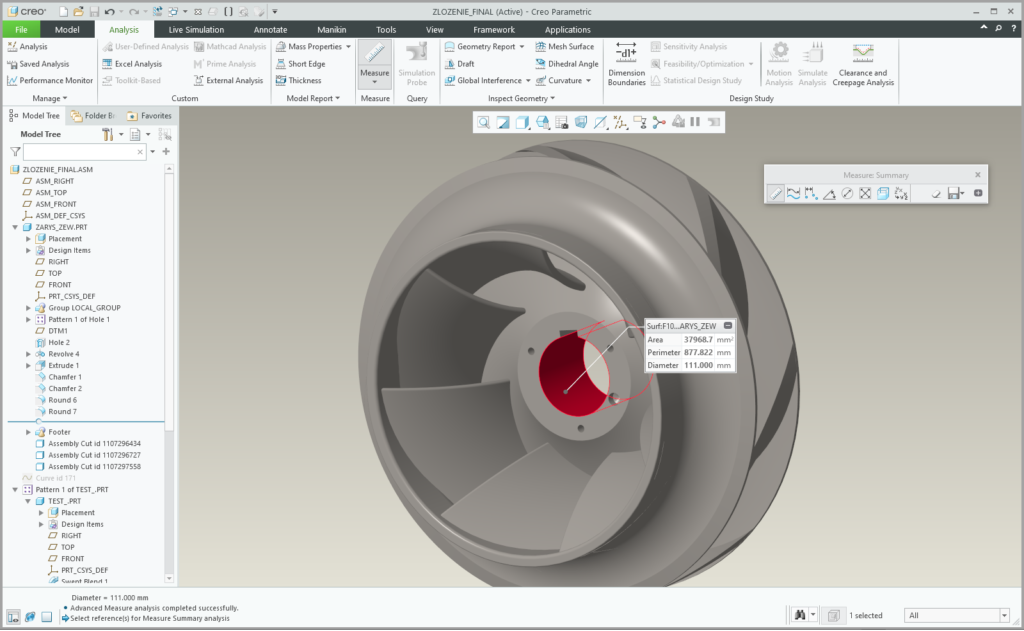 creo model 3 Programy