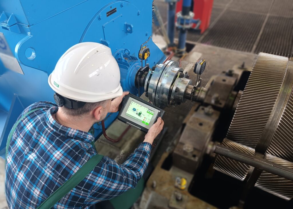PRUFTECHNIK 1 Laserowe osiowanie wałów